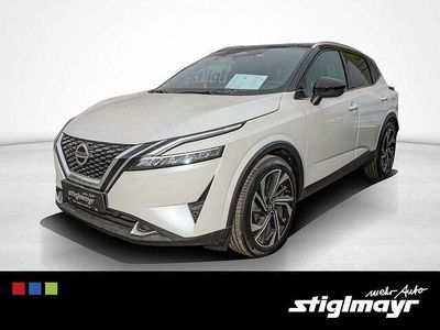 Gebraucht Nissan Qashqai Tekna 158 PS (116 kW) 2022 Pearl white/black SUV