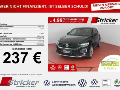 Gebraucht VW T-Roc Sportline 150 PS (110 kW) 2021 Schwarz SUV