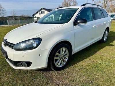 Gebraucht VW Golf VI Style 122 PS (89 kW) 2012 Weiß Kleinwagen