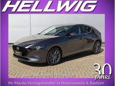 Neu Mazda 3 Exclusive 140 PS (102 kW) 2025 Machine grey metallic Limousine