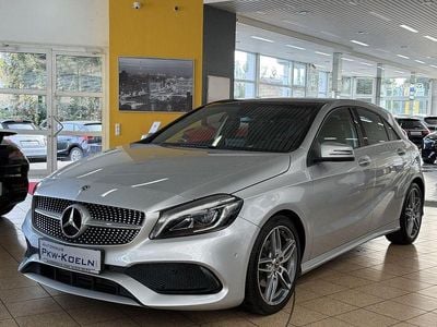 Silber Gebraucht 2018 Mercedes A180 AMG line Limousine | 19.999 € (Guter Preis)