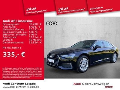 Brillantschwarz Gebraucht 2022 Audi A6 Design Limousine | 34.430 € (Fairer Preis)