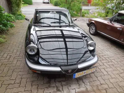 Gebraucht Alfa Romeo Spider 104 PS (76 kW) 1990 Schwarz Cabrio