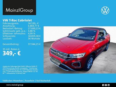 Gebraucht VW T-Roc Cabriolet Goal 150 PS (110 kW) 2025 Rot Cabrio