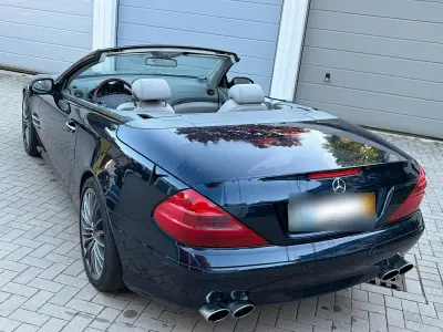 Käytetty Mercedes SL500 306 HP (225 kW) 2003 Sininen Avoauto