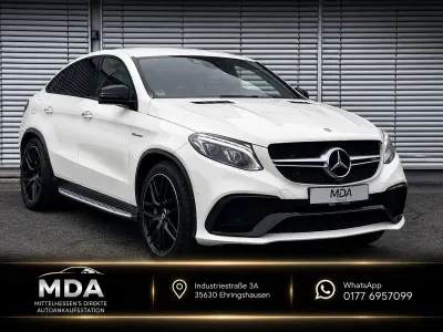 Brugt Mercedes GLE63 AMG AMG 557 HK (409 kW) 2016 Hvid Coupe
