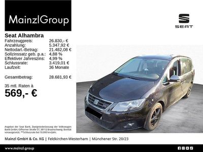 Schwarz Gebraucht 2017 Seat Alhambra FR-Line Van / Kleinbus | 26.830 € (Teuer)
