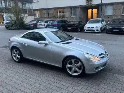 Gebraucht Mercedes SLK200 163 PS (119 kW) 2005 Silber Cabrio