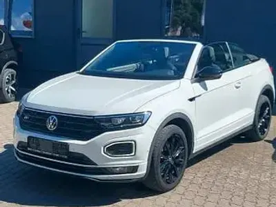 Gebraucht VW T-Roc Cabriolet R-line 150 PS (110 kW) 2021 Weiß Cabrio