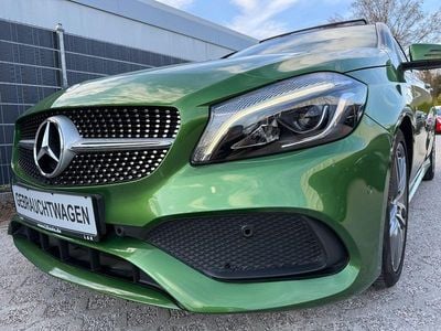 Usata Mercedes A180 AMG line 122 CV (89 kW) 2016 Verde Berlina