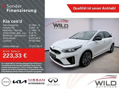 Gebraucht Kia Ceed GT GT 204 PS (150 kW) 2020 Hw2) deluxeweiss met. (weiss Limousine