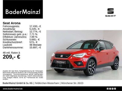 gebraucht Seat Arona Arona FR1.0 TSI DSG FR SHZ LED AHK Kam. LED