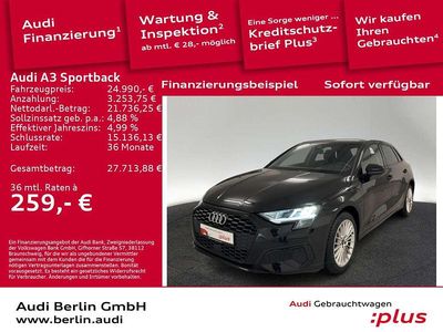 Gebraucht Audi A3 Advanced 204 PS (150 kW) 2022 Mythosschwarz metallic Kombi