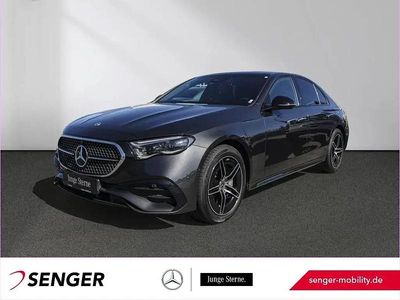Lack graphitgrau Gebraucht 2024 Mercedes E300 AMG Limousine | 52.990 € (Superpreis)