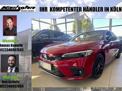 Premium crystal red metallic Neu 2025 Honda Civic Hybrid Limousine | 33.990 € (Guter Preis)