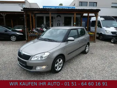 Gebraucht Skoda Fabia Ambiente 105 PS (77 kW) 2011 Beige Kleinwagen