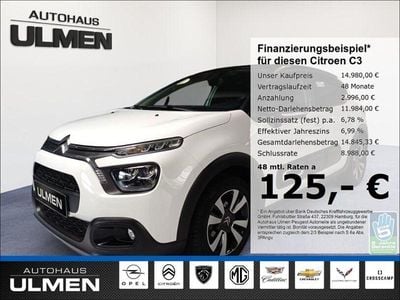 Gebraucht Citroën C3 Shine 110 PS (80 kW) 2022 Weiss Kleinwagen