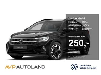 Gebraucht VW Taigo R-line 150 PS (110 kW) 2025 Deep black perleffekt SUV