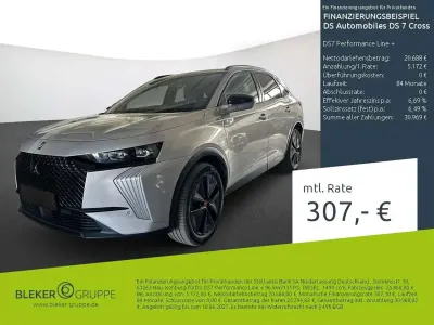 Gebraucht DS Automobiles DS7 Crossback Performance Line Plus 131 PS (96 kW) 2023 Lackierung chrystal pearl/metallic klarlack SUV