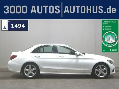 Gebraucht Mercedes C220 AMG line 170 PS (125 kW) 2018 Schwarz Limousine