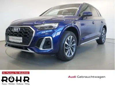 Gebraucht Audi Q5 S-Line 204 PS (150 kW) 2024 Navarrablau metallic SUV