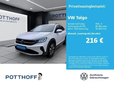 Gebraucht VW Taigo Move 95 PS (69 kW) 2023 Weiß SUV