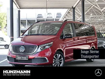 Używany Mercedes EQV300 150 kW (204 KM) 2024 Czerwony Minivan