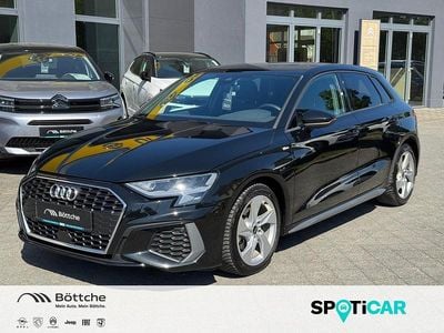 Używany Audi A3 S-Line 150 KM (110 kW) 2024 Czarny Sedan/Limuzyna