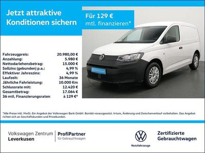 Gebraucht VW Caddy 102 PS (75 kW) 2023 Weiß Van / Kleinbus
