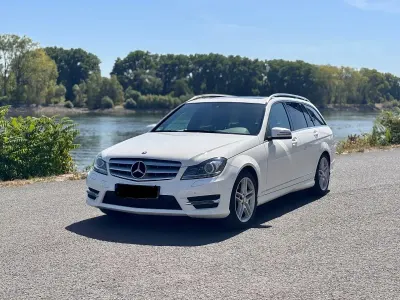 Gebraucht Mercedes C200 AMG line 184 PS (135 kW) 2013 Weiß Kombi