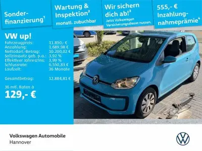 Gebraucht VW up! move up! 65 PS (47 kW) 2023 Blau Kleinwagen