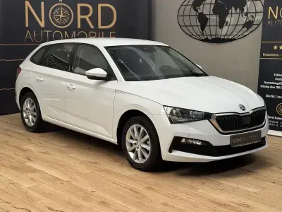 Gebraucht Skoda Scala Ambition 110 PS (80 kW) 2022 Moonweiss metallic (metallic) Kleinwagen