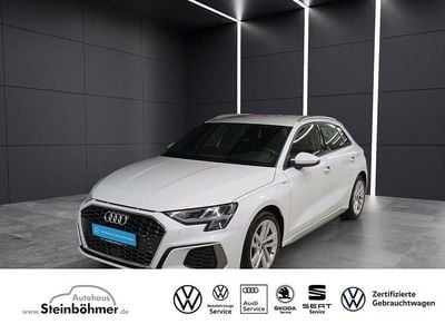 Gebraucht Audi A3 S-Line 150 PS (110 kW) 2023 Gletscherweiss (weiß) Limousine