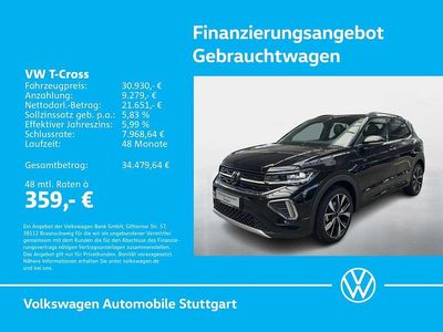 Second-hand VW T-Cross R-line 150 CP (110 kW) 2026 Negru SUV