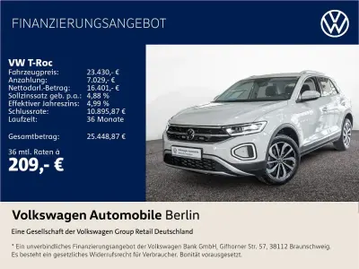 Gebraucht VW T-Roc Style 150 PS (110 kW) 2022 Ascotgrau SUV