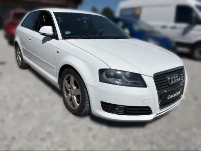 Gebraucht Audi A3 S-Line 125 PS (91 kW) 2009 Weiß Kleinwagen