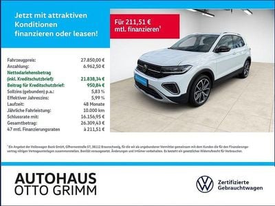 Pure white Gebraucht 2024 VW T-Cross Style SUV | 27.850 € (Fairer Preis)