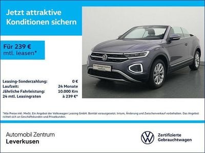 Gebraucht VW T-Roc Cabriolet 116 PS (85 kW) 2024 Grau Cabrio