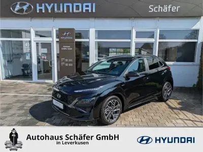 Gebraucht Hyundai Kona N Line 120 PS (88 kW) 2022 Schwarz SUV