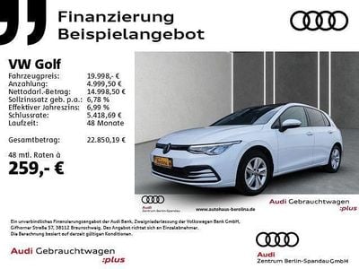 Gebraucht VW Golf VIII Life 110 PS (80 kW) 2022 Weiß Limousine