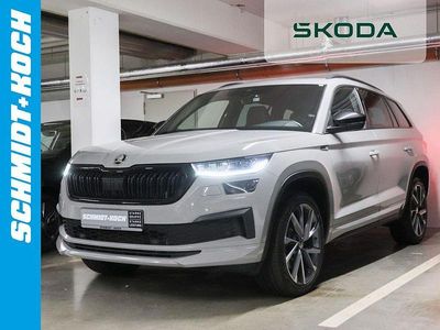 Stahlgrau Gebraucht 2022 Skoda Kodiaq SportLine SUV | 34.430 € (Etwas zu teuer)