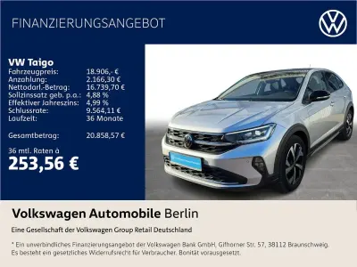 Gebraucht VW Taigo Style 110 PS (80 kW) 2022 Silber SUV