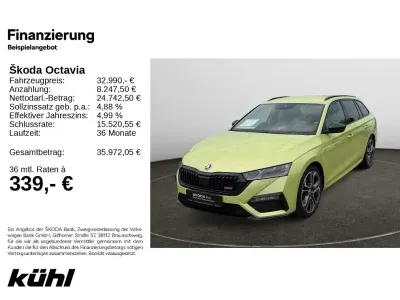Gebraucht Skoda Octavia RS 200 PS (147 kW) 2024 Pistachio grün Kombi