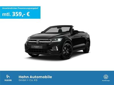 Gebraucht VW T-Roc Cabriolet R-line 150 PS (110 kW) 2025 Schwarz Cabrio