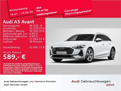 Weiß Gebraucht 2025 Audi A5 Sport Kombi | 49.929 € (Guter Preis)