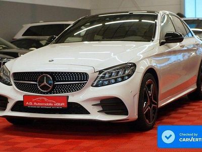 Weiß Gebraucht 2021 Mercedes C300e AMG Limousine | 31.950 € (Fairer Preis)
