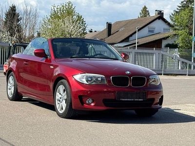 Usata BMW 120 Cabriolet Advantage 177 CV (130 kW) 2011 Rosso Cabrio