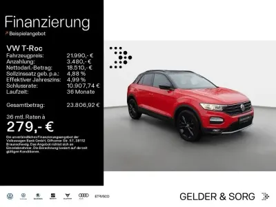 Usata VW T-Roc Sportline 150 CV (110 kW) 2020 Rosso SUV
