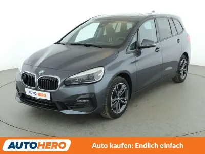 Gebraucht BMW 220 Gran Tourer Sport Line 190 PS (139 kW) 2021 Grau Van / Kleinbus