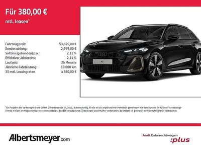 Mythosschwarz metallic Gebraucht 2025 Audi A5 Ambiente Kombi | 53.825 € (Superpreis)